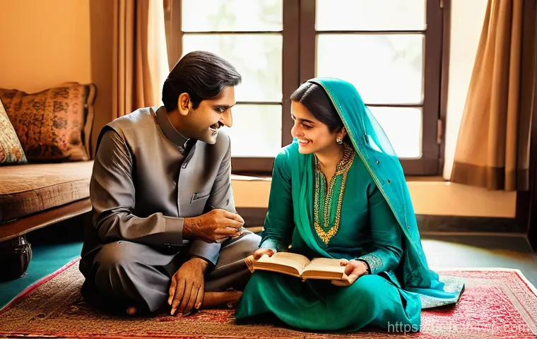 부모와의 부 대화에서의 효과적인 질문 - **Prompt:** A heartwarming scene featuring an adult daughter, in her late 20s, respectfully listenin...