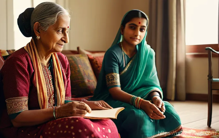 부모의 재정적 결정을 존중하는 법 - **Prompt 1: "The Wisdom of Past Generations"**
    A warm, inviting image depicting an elderly South...