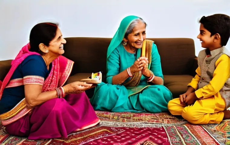 부모와의 부 대화에서의 긍정적인 경험 만들기 - **Image Prompt 2: Bridging Distances with Digital Smiles**
    A bright and uplifting image capturin...