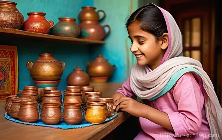 자녀와 재정적 가치 공유하기 - **Prompt:** A cheerful, bright-eyed child, approximately 7-9 years old, wearing modest, comfortable ...